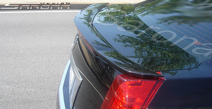 Custom Cadillac CTS Trunk Wing  Sedan (2008 - 2013) - $299.00 (Manufacturer Sarona, Part #CD-011-TW)